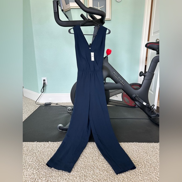 NWT LOFT Women’s XS Navy Blue Jumpsuit - Picture 3 of 5